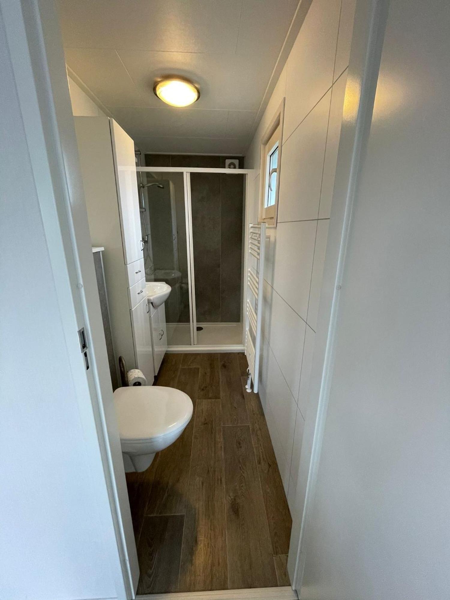 Chalet Op Gezellige Familiecamping Bij Zee Камперланд Екстериор снимка